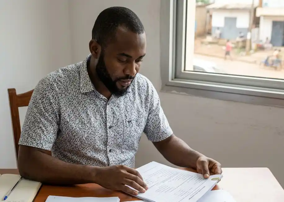 Jeune préparant son Visa visiteur pour le Canada depuis le Cameroun